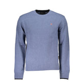 Napapijri Blue Fabric Men Sweater - Sweaters