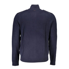 Napapijri Blue Fabric Sweater - Cardigans