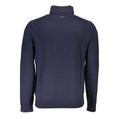 Napapijri Blue Fabric Sweater - Sweaters