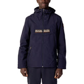 Napapijri Blue Polyester Jackets & Coat - IT44 | S - Rain Coats
