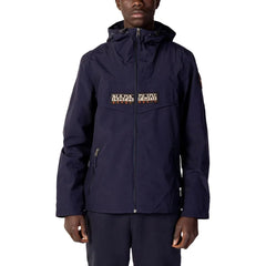 Napapijri Blue Polyester Jackets & Coat - IT44 | S - Rain Coats