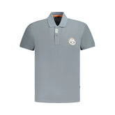 Napapijri Brown Cotton Men Polo Shirt