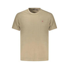 Napapijri Brown Cotton T-Shirt