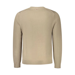 Napapijri Brown Wool Men Sweater - Sweaters