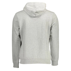 Napapijri Gray Cotton Men Sweater - Hoodies