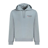 Napapijri Gray Cotton Men Sweater - L - Hoodies