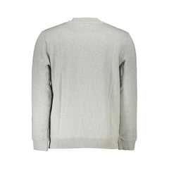 Napapijri Gray Cotton Men Sweater - Sweatshirts