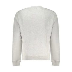 Napapijri Gray Cotton Men Sweater - Sweatshirts
