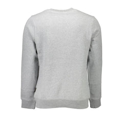 Napapijri Gray Cotton Men Sweater - XXL