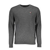 Napapijri Gray Wool Men Sweater - Sweaters