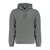 Napapijri Green Cotton Men Sweater - Hoodies