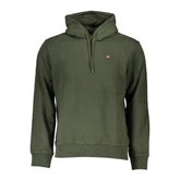 Napapijri Green Cotton Men Sweater - Hoodies
