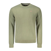 Napapijri Green Cotton Men Sweater - Sweaters