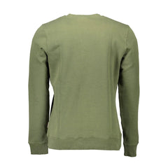 Napapijri Green Cotton Men Sweater - Sweatshirts