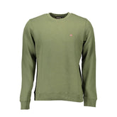 Napapijri Green Cotton Men Sweater - Sweatshirts