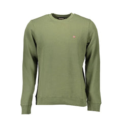 Napapijri Green Cotton Men Sweater - Sweatshirts