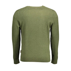 Napapijri Green Cotton Men Sweater - XXL