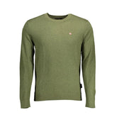 Napapijri Green Cotton Men Sweater - XXL