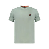 Napapijri Green Cotton Men T-Shirt - S - T-Shirts