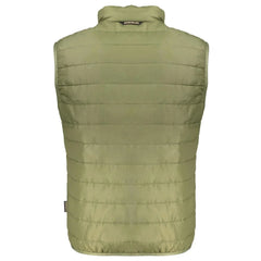 Napapijri Green Polyester Men’s Sleeveless Jacket - S - Vests