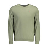 Napapijri Green Wool Men Sweater - Sweaters