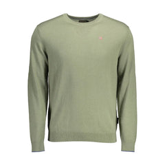 Napapijri Green Wool Men Sweater - Sweaters
