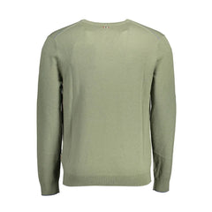 Napapijri Green Wool Men Sweater - Sweaters