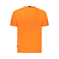 Napapijri Orange Cotton Men T-Shirt - S - T-Shirts