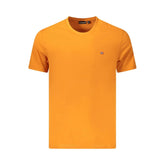 Napapijri Orange Cotton Men T-Shirt - T-Shirts