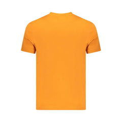 Napapijri Orange Cotton Men T-Shirt - T-Shirts