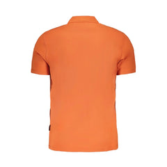 Napapijri Orange Cotton Polo Shirt - Polos