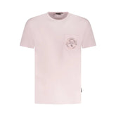Napapijri Pink Cotton Men T-Shirt - T-Shirts