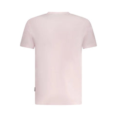 Napapijri Pink Cotton Men T-Shirt - T-Shirts