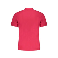 Napapijri Pink Cotton Polo Shirt - Polos