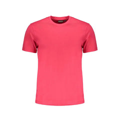 Napapijri Pink Cotton T-Shirt - T-Shirts