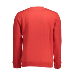 Napapijri Red Cotton Men Sweater - XXL - Sweatshirts