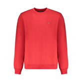 Napapijri Red Organic Cotton Men Sweater - Sweatshirts