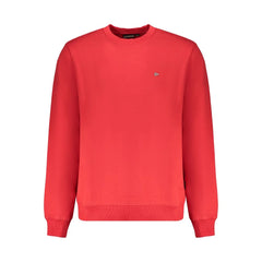 Napapijri Red Organic Cotton Men Sweater - Sweatshirts