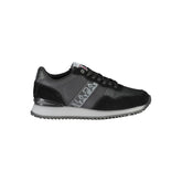 Napapijri Sleek Black Contrast Lace Sneakers - EU42/US9