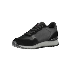 Napapijri Sleek Black Contrast Lace Sneakers - EU42/US9