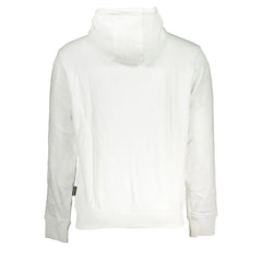 Napapijri White Cotton Men Sweater - Hoodies