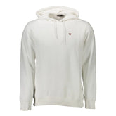 Napapijri White Cotton Men Sweater - XXL - Hoodies