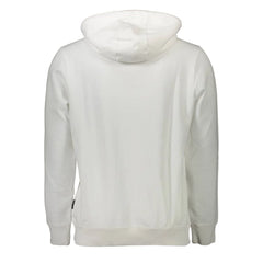 Napapijri White Cotton Men Sweater - XXL - Hoodies