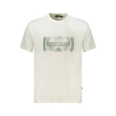 Napapijri White Cotton Men T-Shirt - T-Shirts