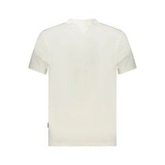 Napapijri White Cotton Men T-Shirt - T-Shirts