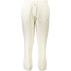 Napapijri White Cotton Pant - Joggers