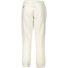 Napapijri White Cotton Pant - Joggers
