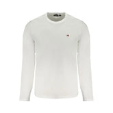 Napapijri White Cotton T-Shirt - T-Shirts