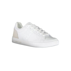 Napapijri White Leather Men Sneaker - Sneakers