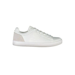 Napapijri White Leather Men Sneaker - Sneakers